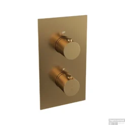 Regendoucheset Inbouw Brauer Gold Edition Thermostatisch 20cm Met 3-Weg Omstelling, Gebogen Wandarm En 3-Standen Handdouche Geborsteld Goud -Exporteren Badkamer Top Winkel regendoucheset inbouw brauer gold edition thermostatisch 20cm omstelling wandarm handdouche goud sh 4