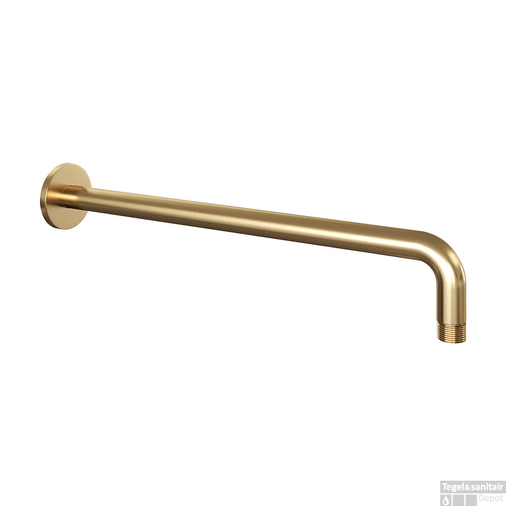 Regendoucheset Inbouw Brauer Gold Edition Thermostatisch 20cm Met 3-Weg Omstelling, Gebogen Wandarm En 3-Standen Handdouche Geborsteld Goud - Afbeelding 8
