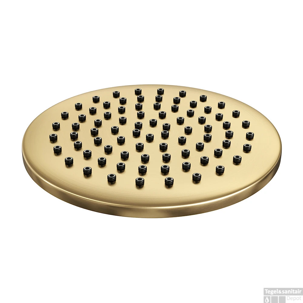 Regendoucheset Inbouw Brauer Gold Edition Thermostatisch 20cm Met 3-Weg Omstelling, Gebogen Wandarm En 3-Standen Handdouche Geborsteld Goud - Afbeelding 3