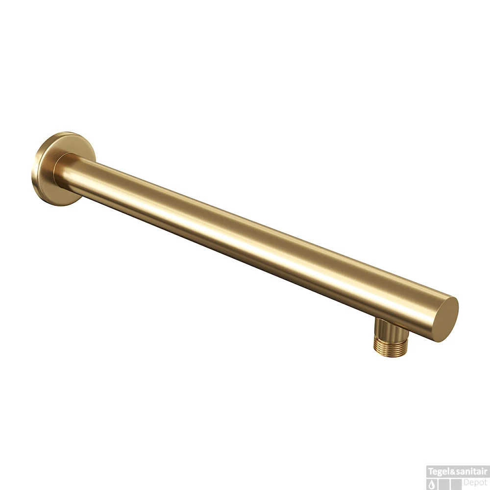 Regendoucheset Inbouw Brauer Gold Edition Thermostatisch 30cm Met Wandarm, Glijstang En Handdouche 3-Standen Losse Stopkranen Geborsteld Goud - Afbeelding 8