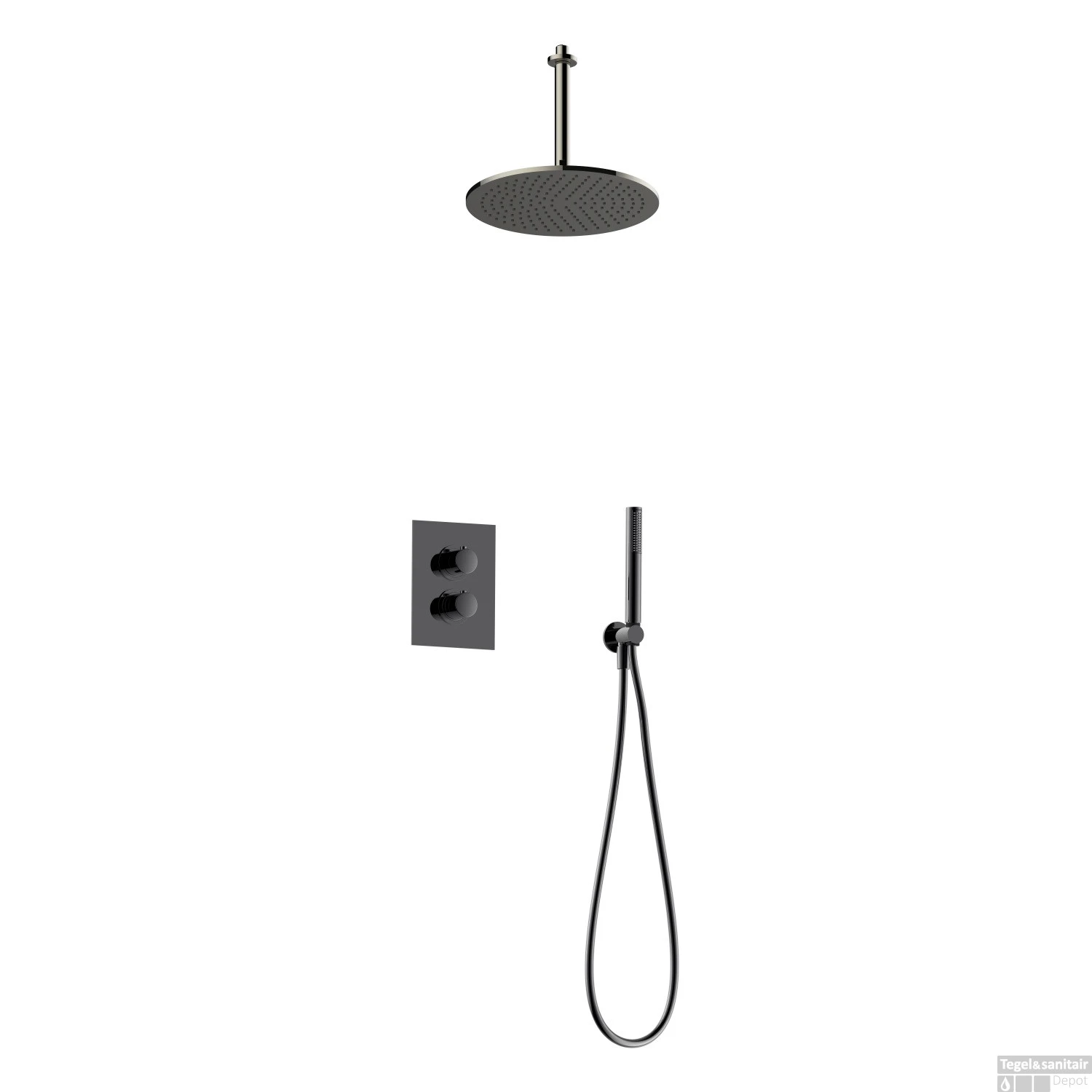 Regendoucheset Inbouw Salenzi Giro S Plafond Uitloop Gegalvaniseerd Messing Zwart Chroom 30 Cm 3 Regendoucheset Inbouw Salenzi Giro S Plafond Uitloop Gegalvaniseerd Messing Zwart Chroom 30 Cm