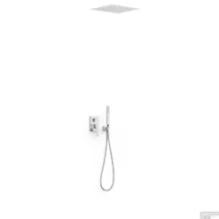 Regendoucheset Inbouw Tres Slim Exclusive Met Plafonddouche En Handdoucheset Met Staafhanddouche Chroom