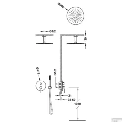 Exporteren Badkamer Top Winkel -Exporteren Badkamer Top Winkel regendoucheset inbouw tres study exclusive rond 30 cm met plafondarm en handdoucheset met staafhanddouche rapid box zwart brons tech