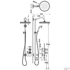 Regendoucheset Tres Clasic Opbouw Incl. Handdouche Inbouw Douchethermostaat RVS -Exporteren Badkamer Top Winkel regendoucheset tres clasic opbouw incl. handdouche inbouw douchethermostaat rvs tech