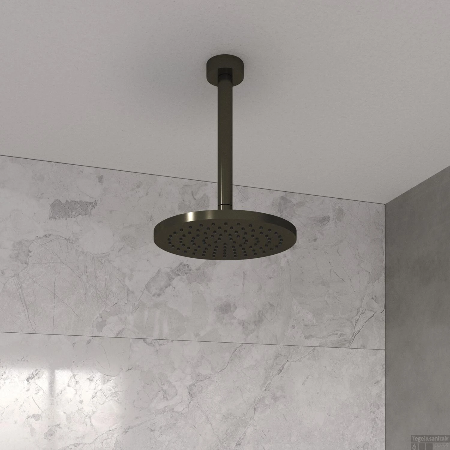 Regendoucheset Wiesbaden Dreams Met Inbouwdeel En Plafonduitloop Gunmetal 5 Regendoucheset Wiesbaden Dreams Met Inbouwdeel En Plafonduitloop Gunmetal - Afbeelding 3