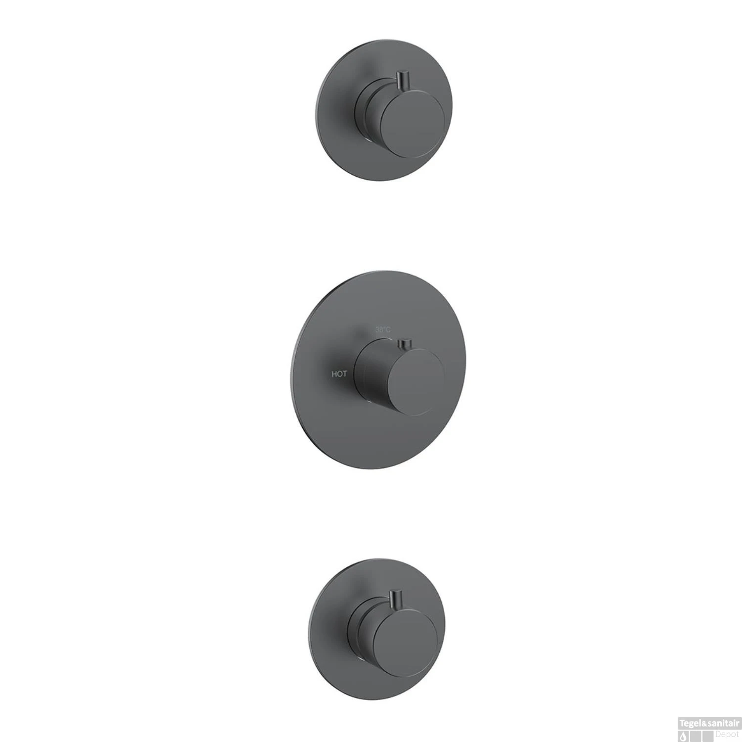 Regendoucheset Wiesbaden Dreams Met Inbouwdeel En Plafonduitloop Gunmetal 7 Regendoucheset Wiesbaden Dreams Met Inbouwdeel En Plafonduitloop Gunmetal - Afbeelding 5