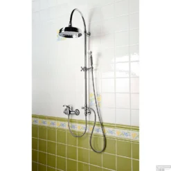 Regendouche Opbouwset Sapho Vanity Retro Chroom (excl. Douchekraan) -Exporteren Badkamer Top Winkel set061 regendouche opbouwset sapho vanity retro chroom excl. douchekraan 11