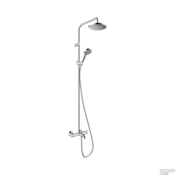 Showerpipe HansGrohe Vernis Blend 200 1 Jet Met Badthermostaat Chroom
