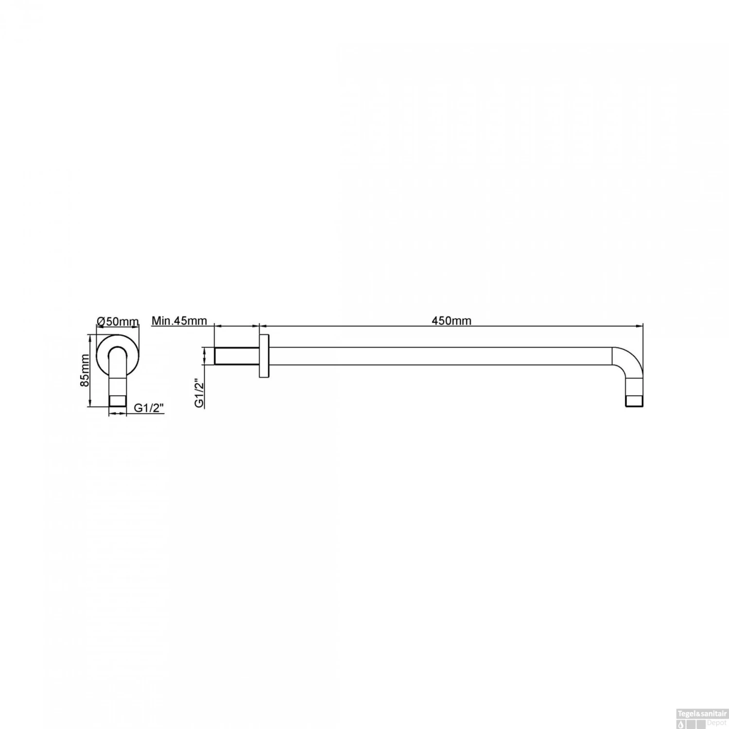 Thermostatisch Inbouwdoucheset BWS Muuruitloop Rond 30 Cm Geborsteld Koper 7 Thermostatisch Inbouwdoucheset BWS Muuruitloop Rond 30 Cm Geborsteld Koper - Afbeelding 5