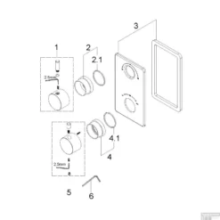 Thermostatisch Inbouwdoucheset BWS Plafonduitloop Rond 20 Cm Geborsteld RVS -Exporteren Badkamer Top Winkel thermostatisch inbouwdoucheset bws plafonduitloop rond 20 cm geborsteld rvs tech3