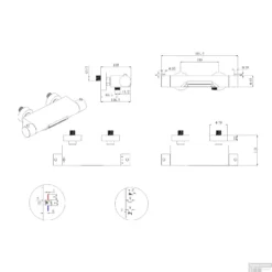 Thermostatische Badmengkraan Boss & Wessing Waterval Chroom 7 Thermostatische Badmengkraan Boss & Wessing Waterval Chroom -Exporteren Badkamer Top Winkel thermostatische badmengkraan boss wessing waterval chroom tech