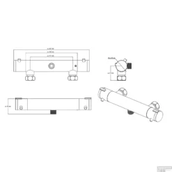 Thermostatische Douchekraan Schutte London Chroom -Exporteren Badkamer Top Winkel thermostatische douchemengkraan schutte london chroom tech