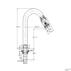 BWS Viraco Toiletkraan 1/2'' Chroom Met Keramisch Binnenwerk -Exporteren Badkamer Top Winkel toiletkraan 12 chroom viraco fonteinkraan 2