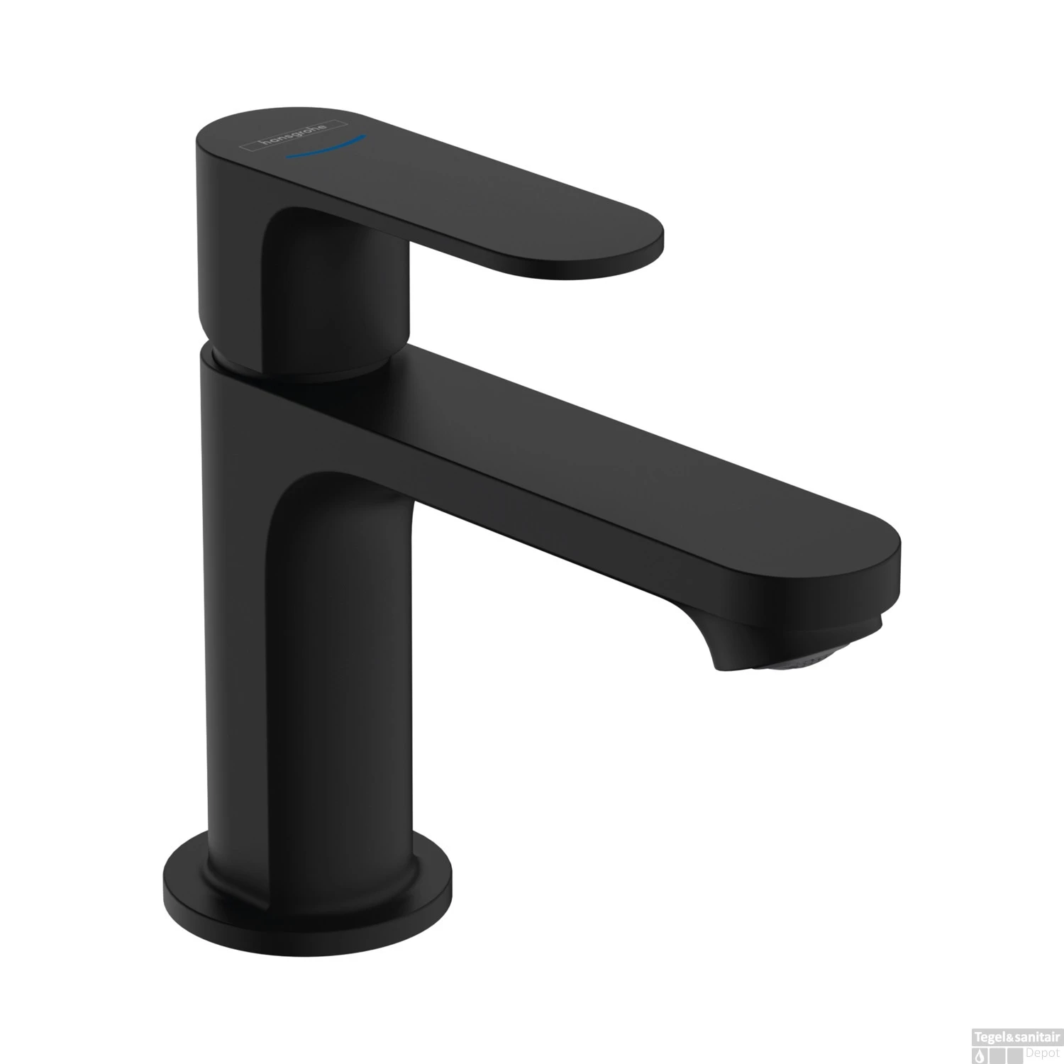 Toiletkraan HansGrohe Rebris S Eengreeps 80 Voor Koud Water Of Vooraf Ingestelde Temperatuur Zonder Afvoer Mat Zwart