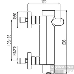 Lex Tres Badmengkraan Met Handdouche 181474 -Exporteren Badkamer Top Winkel tres 181474 tech