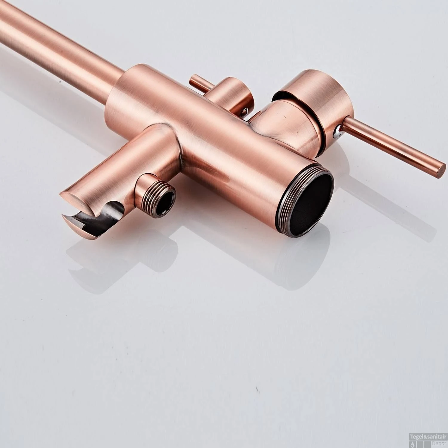 Vrijstaande Badkraan Boss & Wessing Koper Compleet Geborsteld Koper 4 Vrijstaande Badkraan Boss & Wessing Koper Compleet Geborsteld Koper - Afbeelding 2