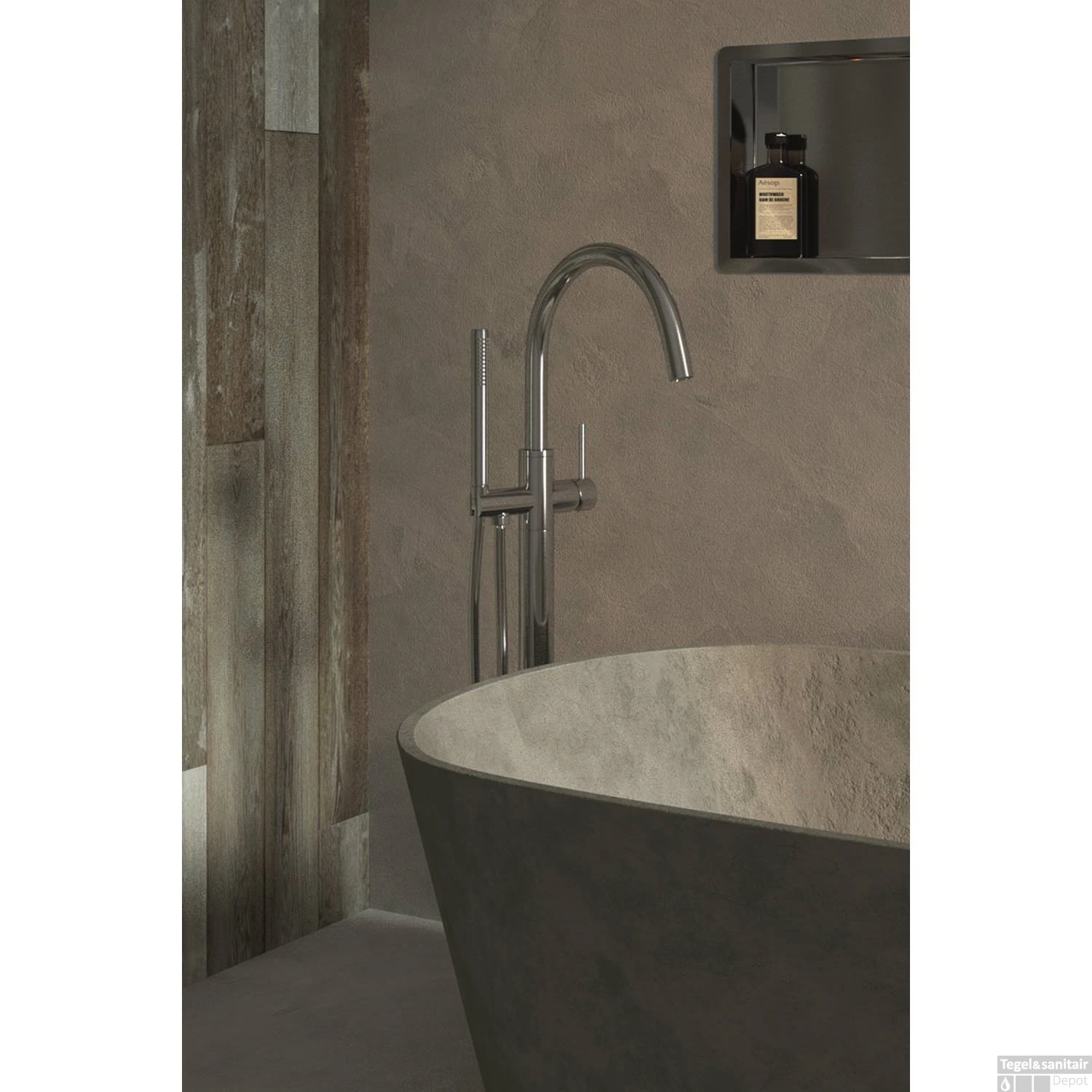 Vrijstaande Badkraan Brauer Chrome Met Handdouche Staafmodel Chroom 4 Vrijstaande Badkraan Brauer Chrome Met Handdouche Staafmodel Chroom - Afbeelding 2