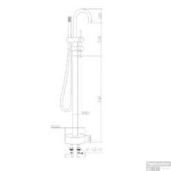Vrijstaande Badkraan Luca Sanitair Vasca Rond Uitloop Met Pingreep En Handdoucheset -Exporteren Badkamer Top Winkel vrijstaande badkraan luca sanitair vasca rond uitloop met pingreep en handdoucheset luva1900 tech