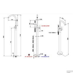 Vrijstaande Badmengkraan Bongio Squadra Met Handdoucheset En Omstel Mat Zwart 7 Vrijstaande Badmengkraan Bongio Squadra Met Handdoucheset En Omstel Mat Zwart -Exporteren Badkamer Top Winkel vrijstaande badmengkraan bongio squadra met handdoucheset en omstel tech 2