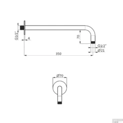 Wanduitloop Herzbach Living Spa PVD-Coating 35 Cm Zwart 5 Wanduitloop Herzbach Living Spa PVD-Coating 35 Cm Zwart -Exporteren Badkamer Top Winkel wanduitloop herzbach living spa pvd coating 35 cm zwart tech