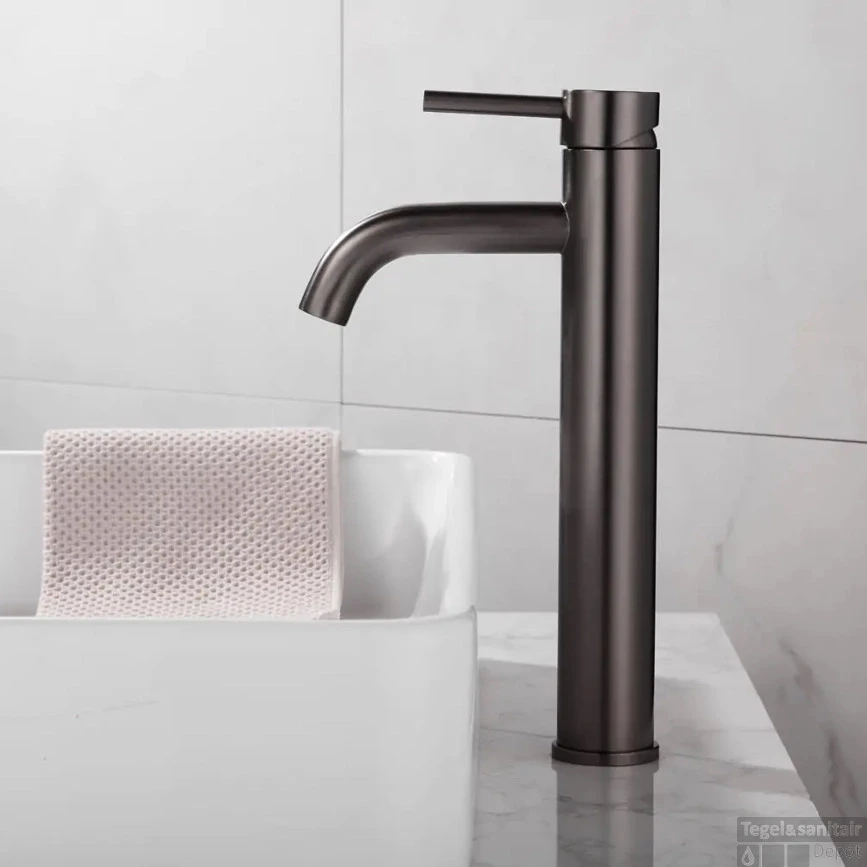 Wastafelkraan Boss & Wessing Plus 30.5 Cm Gunmetal 3 Wastafelkraan Boss & Wessing Plus 30.5 Cm Gunmetal