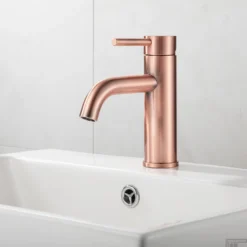 Wastafelkraan Boss & Wessing Plus Geborsteld Koper