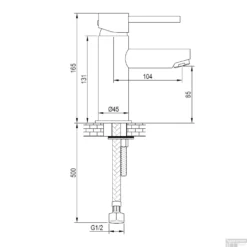 Wastafelmengkraan Brauer Chrome Edition Coldstart Opbouw Laag Halfronde Hendel Chroom -Exporteren Badkamer Top Winkel wastafelkraan brauer opbouw coldstart rond eenhendel energiebesparend chroom tech 2