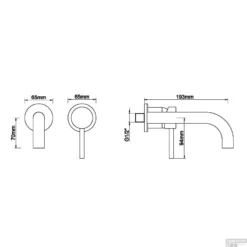 Wastafelkraan BWS Inbouwkraan Afbouwdeel Eenhendel Chroom -Exporteren Badkamer Top Winkel wastafelkraan bws inbouwkraan afbouwdeel eenhendel chroom tech