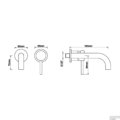 Wastafelkraan BWS Inbouwkraan Eenhendel RVS Look (inbouw En Afbouwdeel) 10 Wastafelkraan BWS Inbouwkraan Eenhendel RVS Look (inbouw En Afbouwdeel) -Exporteren Badkamer Top Winkel wastafelkraan bws inbouwkraan afbouwdeel eenhendel mat zwart tech 2 1 1