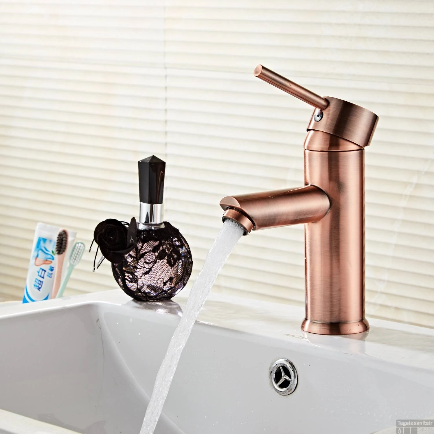 Wastafelkraan BWS Koper Met Eenhendel Geborsteld Koper 6 Wastafelkraan BWS Koper Met Eenhendel Geborsteld Koper - Afbeelding 4