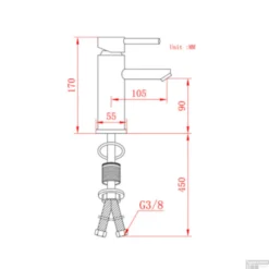 Wastafelkraan BWS Koper Met Eenhendel Geborsteld Koper 11 Wastafelkraan BWS Koper Met Eenhendel Geborsteld Koper -Exporteren Badkamer Top Winkel wastafelkraan bws koper met eenhendel geborsteld koper tec