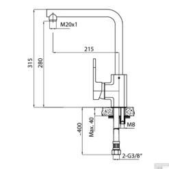 Wastafelkraan Sapho Inova Vrijstaande Mengkraan 31.5cm Mat Zwart 9 Wastafelkraan Sapho Inova Vrijstaande Mengkraan 31.5cm Mat Zwart -Exporteren Badkamer Top Winkel wastafelkraan sapho inova vrijstaande mengkraan 31.5cm mat zwart tec