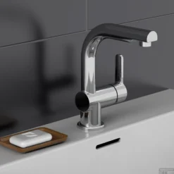 Wastafelkraan Schutte London Mengkraan Uittrekbare Uitloop Eéngreeps Met Click Waste Chroom -Exporteren Badkamer Top Winkel wastafelkraan schutte london mengkraan uittrekbare uitloop e ngreeps met click waste chroom sfeer1 1