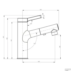 Wastafelmengkraan Best Design Asproli Met Uittrekbare Sproeiuitloop Chroom -Exporteren Badkamer Top Winkel wastafelmengkraan best design asproli met uittrekbare sproeiuitloop chroom8719323063631 2