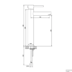 Wastafelmengkraan Brauer Black Edition Coldstart Opbouw Hoog Ronde Hendel Mat Zwart -Exporteren Badkamer Top Winkel wastafelmengkraan brauer black verhoogd coldstart mat zwart 5 s 002 2