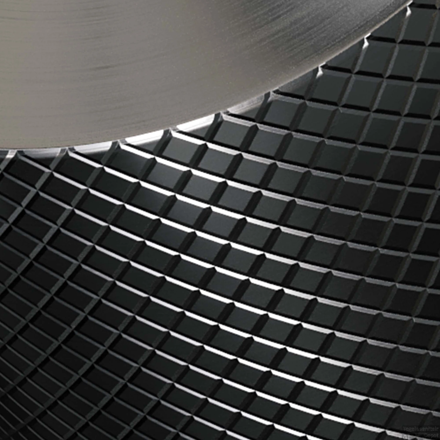 Wastafelmengkraan Brauer Gunmetal Carving Coldstart Opbouw Laag Ronde Hendel Geborsteld Gunmetal PVD - Afbeelding 3