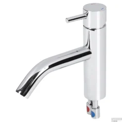 Wastafelmengkraan Differnz Gebogen Chroom