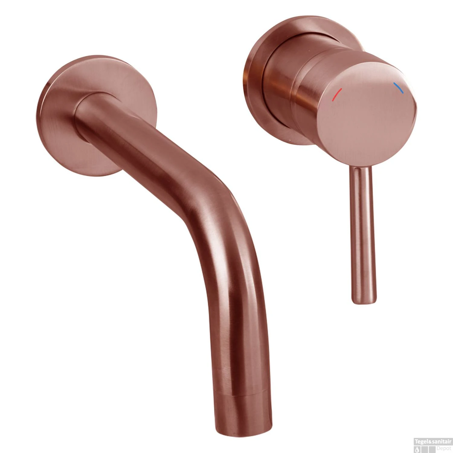 Wastafelmengkraan Differnz Inbouw Koper 3 Wastafelmengkraan Differnz Inbouw Koper