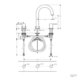 Wastafelmengkraan HansGrohe Vernis Shape 3-Gats Met Trekwaste Chroom -Exporteren Badkamer Top Winkel wastafelmengkraan hansgrohe vernis shape 3 gats met trekwaste tech