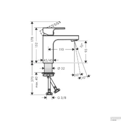 Wastafelmengkraan HansGrohe Vernis Shape Eengreeps 100 Zonder Afvoer Chroom 5 Wastafelmengkraan HansGrohe Vernis Shape Eengreeps 100 Zonder Afvoer Chroom -Exporteren Badkamer Top Winkel wastafelmengkraan hansgrohe vernis shape eengreeps 100 zonder afvoer tech