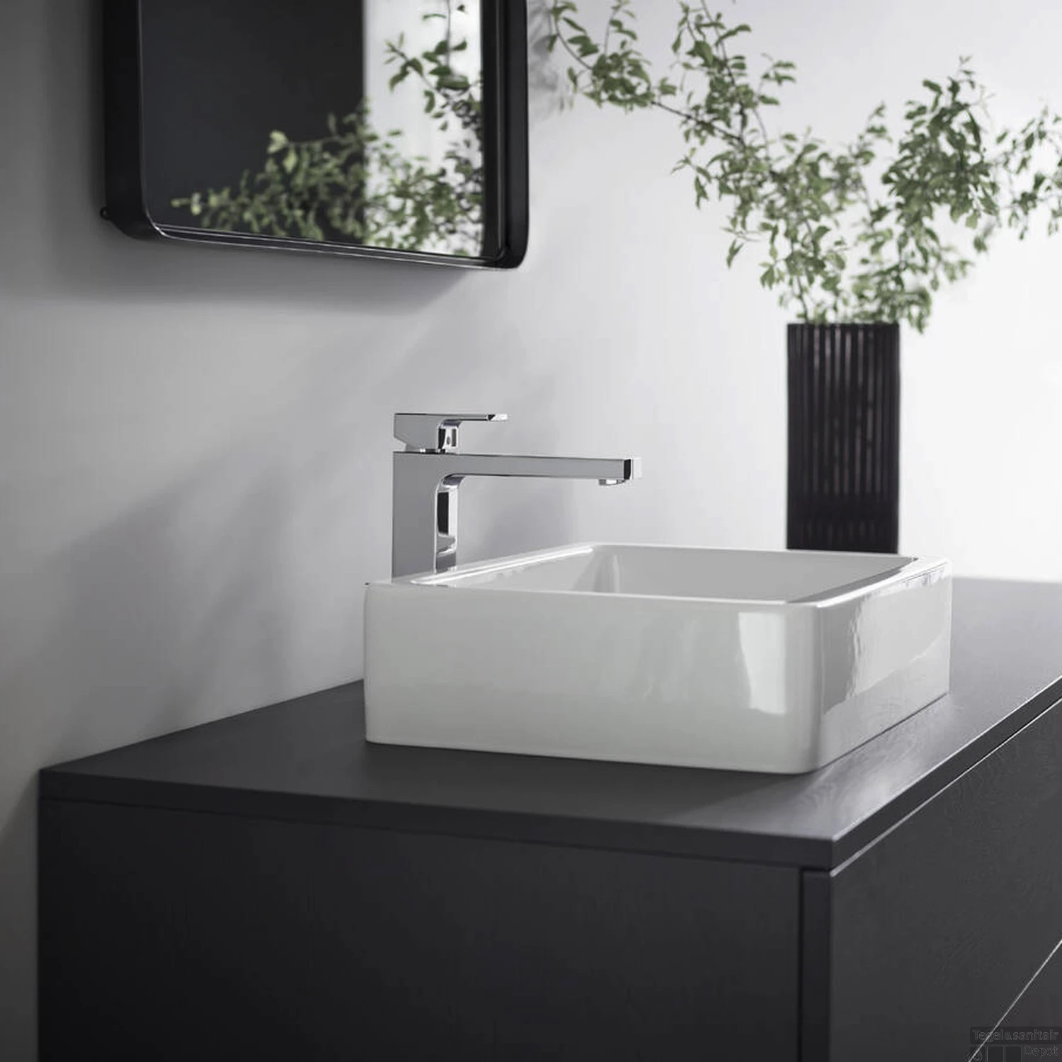 Wastafelmengkraan HansGrohe Vernis Shape Eengreeps 230 Zinc Zonder Afvoer Chroom - Afbeelding 2