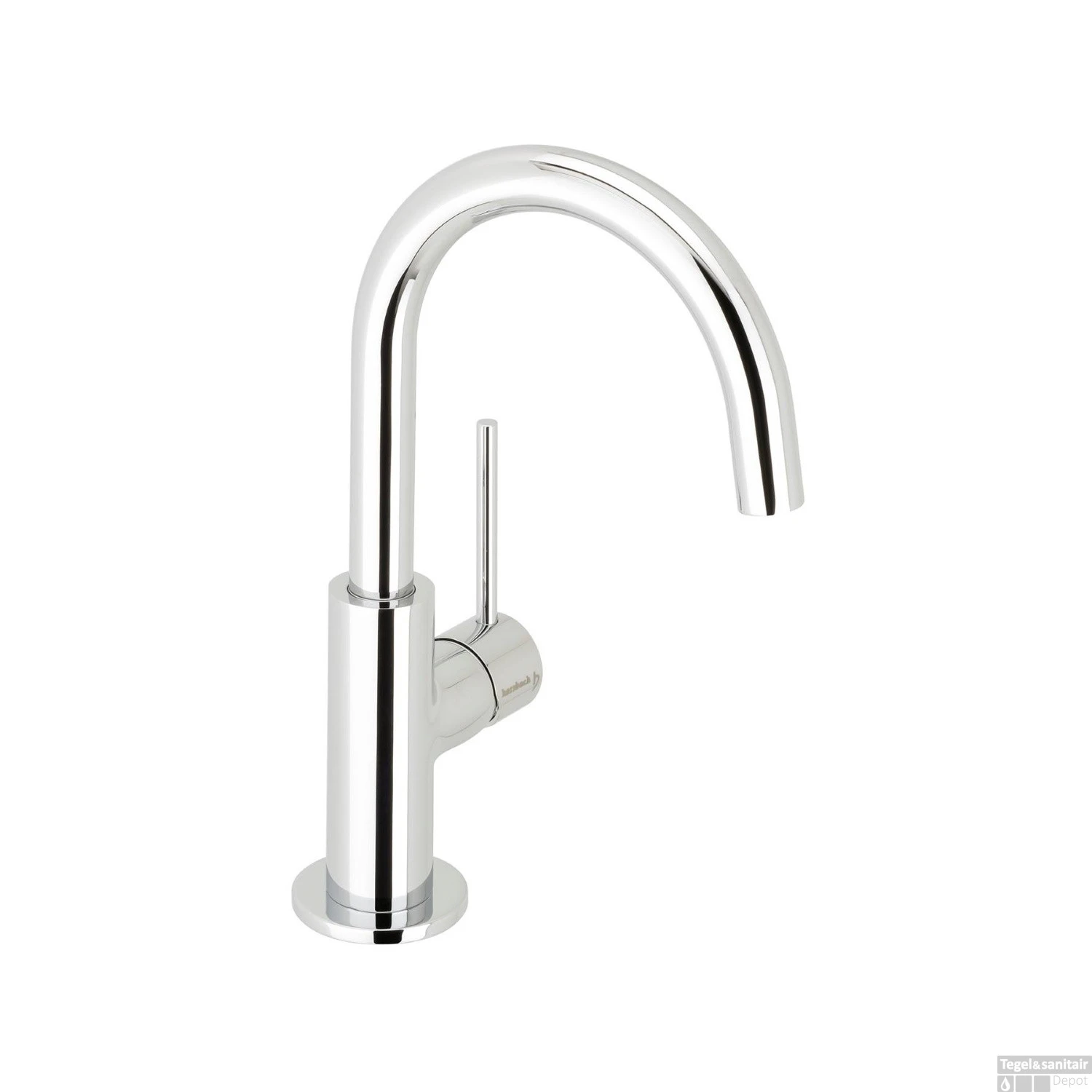 Wastafelmengkraan Herzbach Deep Draaibare Uitloop Chroom (zonder Waste) 3 Wastafelmengkraan Herzbach Deep Draaibare Uitloop Chroom (zonder Waste)