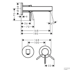 Wastafelmengkraan Inbouw Finoris HansGrohe 2-gats 168 MM Voorsprong Met Afvoerplug Mat Wit -Exporteren Badkamer Top Winkel wastafelmengkraan inbouw finoris hansgrohe 2 gats 168 mm voorsprong met afvoerplug tech 2