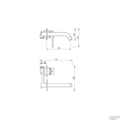 Wastafelmengkraan Sanilux Inbouw 18x23.2x13.3 Cm Brons Geborsteld -Exporteren Badkamer Top Winkel wastafelmengkraan sanilux inbouw 18x23.2x13.3 cm brons geborsteld tech