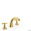 Wastafelmengkraan Tres Clasic Gebogen 2 Grepen Goud