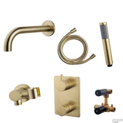 Wiesbaden Badkraan Inbouw Set Caral 01 Geborsteld Messing 17 Wiesbaden Badkraan Inbouw Set Caral 01 Geborsteld Messing -Exporteren Badkamer Top Winkel wiesbaden badkraan inbouw set caral 01 geborsteld messing shop