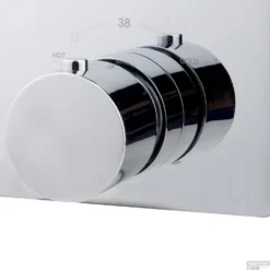 BWS Afbouwdeel Round 2-Weg Chroom Tbv Thermostatisch Inbouwdeel Uni -Exporteren Badkamer Top Winkel wiesbaden caral afbouwdeel therm. 2 weg chroom 6