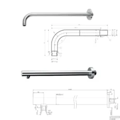ACTIE Wiesbaden Inbouw Regendouche | Caral | Rechthoek Muuruitloop | Chroom -Exporteren Badkamer Top Winkel wiesbaden inbouw regendouche set 02 caral rechthoek muuruitloop chroom 7 1