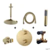 Wiesbaden Inbouw Regendouche Set Caral Rond Plafonduitloop Geborsteld Messing Goud PVD Coating 1 Wiesbaden Inbouw Regendouche Set Caral Rond Plafonduitloop Geborsteld Messing Goud PVD Coating -Exporteren Badkamer Top Winkel wiesbaden inbouw regendouche set caral plafonduitloop geborsteld messing goud 2