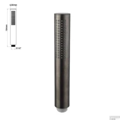 Wiesbaden Inbouw Regendouche Set Caral Rechthoek Plafonduitloop Gunmetal PVD Coating -Exporteren Badkamer Top Winkel wiesbaden inbouw regendouche set caral rechthoek plafonduitloop gunmetal 8